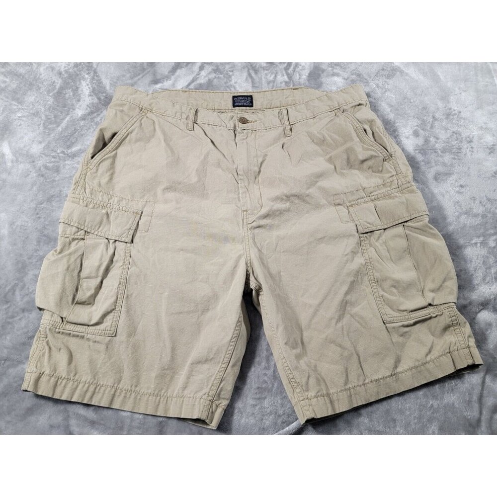 Levi's Cargo Shorts Men's 42x9 Khaki Bermuda Chino Pockets Ripstop Casual